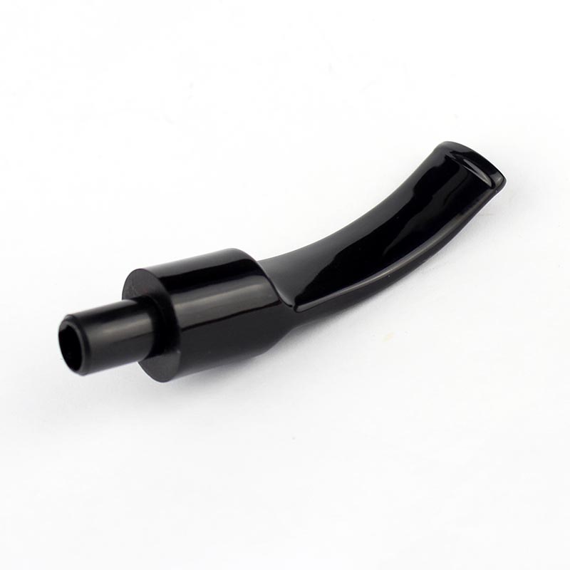 木香 DIY石楠木实木手工烟斗零配件烟嘴咬嘴弯柄马鞍9mm 斗柄尾巴