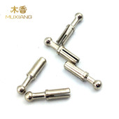 配件银色金属过滤芯 9转3烟斗烟嘴用3mm金属过滤芯 木香 6转3