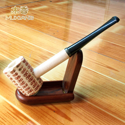 木香 新手入门玉米芯烟斗 中号411黑嘴玉米斗 待客烟斗玉米滤芯