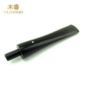 直柄收尖 木香 烟斗烟嘴 新款 3mm配金属滤芯 小白点标志烟嘴