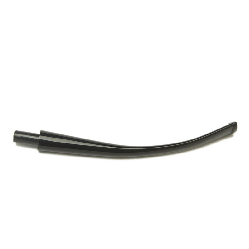 木香 DIY手工烟斗烟嘴 烟斗制作配件 弯柄收尖中长烟嘴 7.2榫头