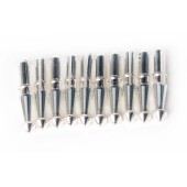 28.8mm 3.5 烟斗3mm铜镀银过滤芯烟斗配件金属滤芯 铜镀银3mm滤芯