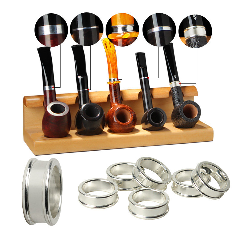 烟斗金属装饰环烟斗环烟斗配件DIY烟具配件石楠木烟斗套环装饰环
