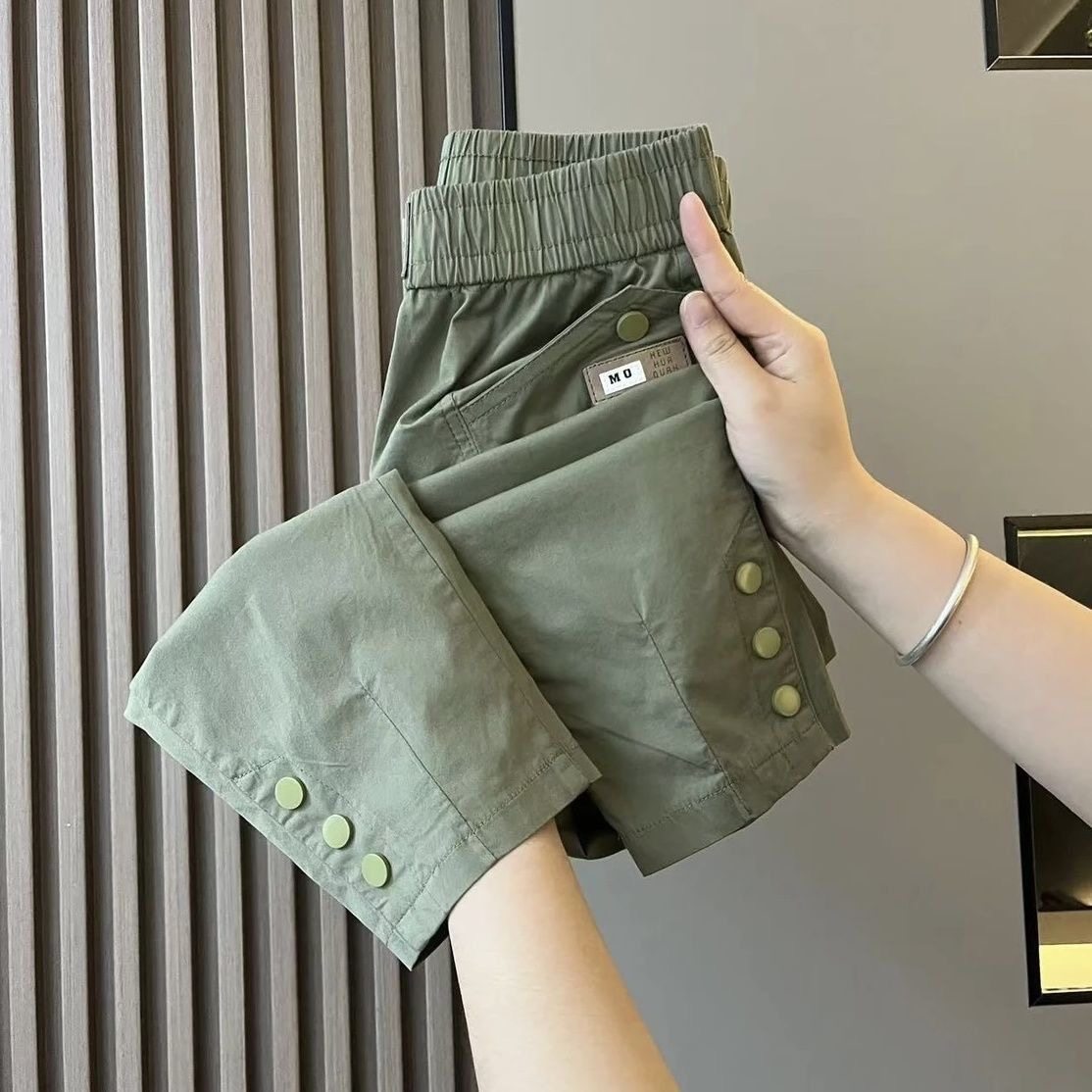 2025春秋季新款水洗九分裤冰丝高腰高弹百搭洋气松紧腰时尚通勤,女装/女士精品,休闲裤,淘宝优惠券,粉丝福利购,淘宝优惠卷