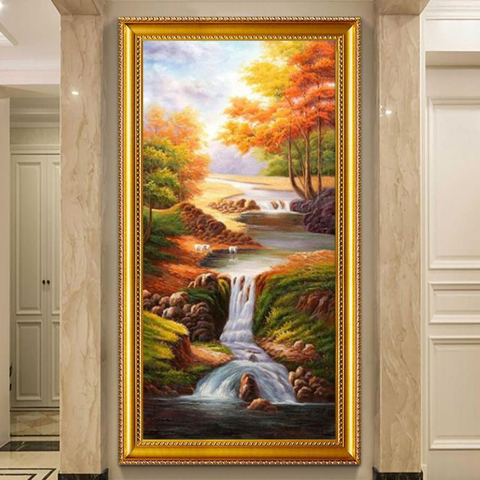 欧式古典支持定制瀑布70mm有框