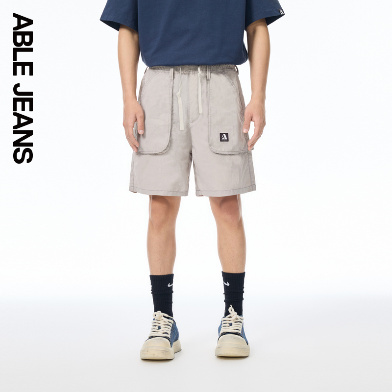 ABLE JEANS 新款男士工装滑板大短裤808047