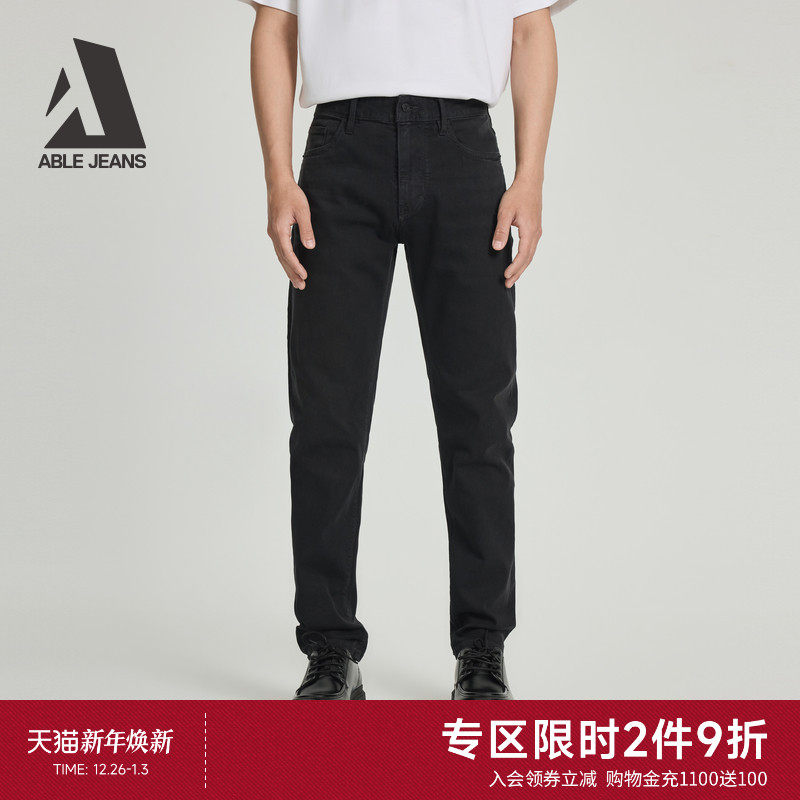 ABLE JEANS【修身裤】25秋冬新款男士通勤修身小脚弹力牛