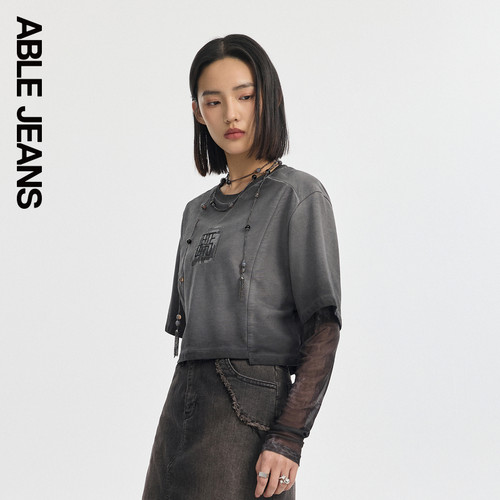 ABLEJEANS新中式长袖T恤