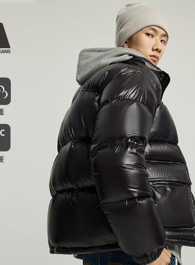 ABLE JEANS羽绒服 男女同款 蓬松舒适保暖冬季新品立领短款外套潮