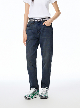 ABLE JEANS【立体锥形裤】2025新款女士通勤百搭牛仔裤701222