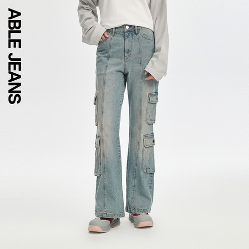 ABLEJEANS【直筒喇叭裤】