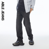 宽松弹力牛仔裤 ABLE 2025新款 男士 JEANS 宽松直筒运动裤
