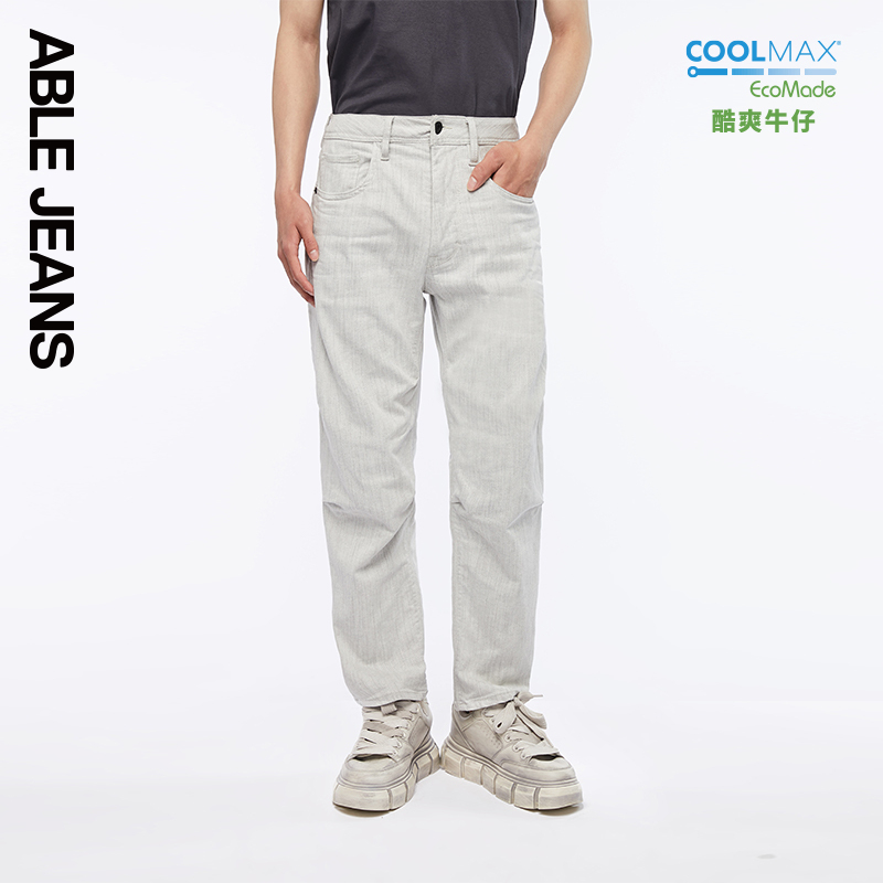 直筒滑板裤ABLEJEANS