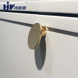 单孔衣柜门金色小拉手橱柜电视柜斗柜抽屉把手全屋定制家具五金