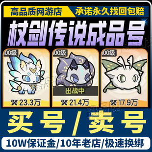 杖剑传说成品号手游账号战士法师橙技能圣遗物仗剑传说号购买帐号