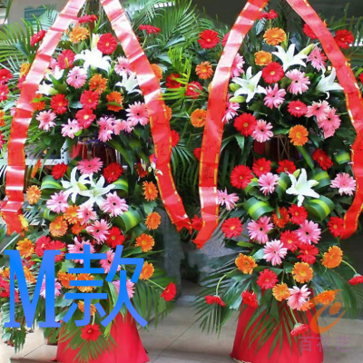 开张花篮乔迁开业长春同城送花店德惠市南关区宽城区花圈鲜花快递