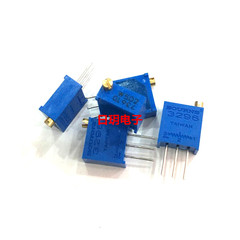 chiết áp công nghiệp Chiết áp BOURNS chính hãng có thể điều chỉnh 3296W-1-105LF (1M) Điện trở tông đơ màu xanh lam nhiều vòng có thể điều chỉnh hàng đầu chiet ap chiết áp 5k