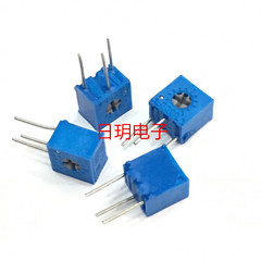 chiết áp công tắc b500k Chiết áp 3362W một lượt có thể điều chỉnh chính xác điện trở 10 ohms 20 ohms 50 ohms 100 ohms 200 ohms 500 ohms 30K25K biến trở chiết áp chiết áp b503