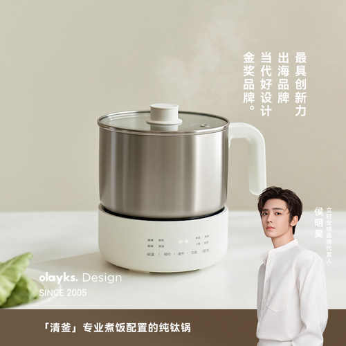 olayks纯钛分体式电煮锅