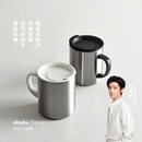olayks立时保温马克杯办公室咖啡杯不锈钢水杯子 商超同款