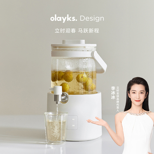 【行业首创】olayks立时全玻璃养生壶家用新款煮茶器烧水壶花茶桶