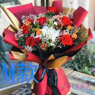 生日求婚红玫瑰云南昆明花店送花宜良县石林县嵩明县同城鲜花速递