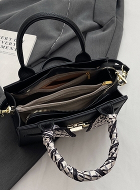 红色包包女高级感大容量女士手提斜挎包婚包2025新款潮时尚百搭