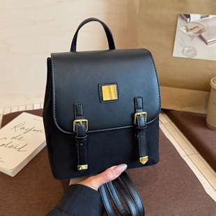 【有拉链暗袋】复古小众外出逛街通勤迷你双肩包小背包2025新款潮