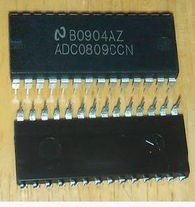 ADC0809CCN 8位模数A/D转换器 DIP-28 保证上机好用