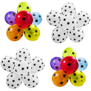 足球气球12寸加厚儿童乳胶生日幼儿园学校世界杯主题酒吧装饰造型