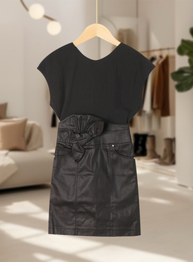 【MB】时尚潮流气质休闲优雅收腰显瘦V领连衣裙 MB1663