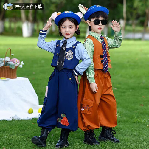 疯狂动物城朱迪尼克儿童COS服