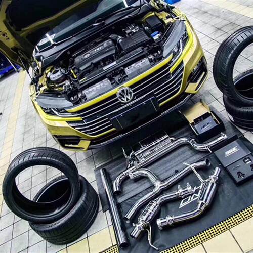 RES排气管高流量 直通头段 中尾段 适用CC 1.8T 2.0T适用