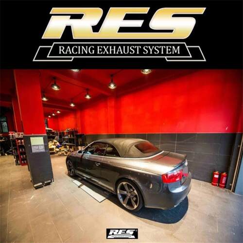 奥迪RS5/RS6/RS7 改装RES阀门高流量头段三元芭蕉汽车炸街排气管