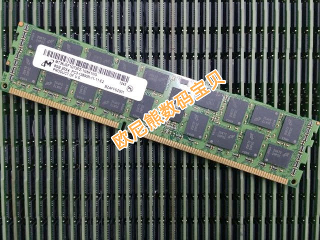 镁光 8GB 2Rx4 PC3/ PC3L-12800R 1600 REG MT36KSF1G72PZ-1G6K1H
