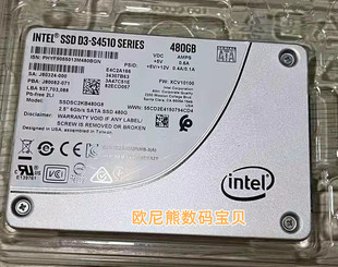 全新Intel SSD D3-S4510 480G SATA 6Gb SSDSC2KB480G801固态硬盘