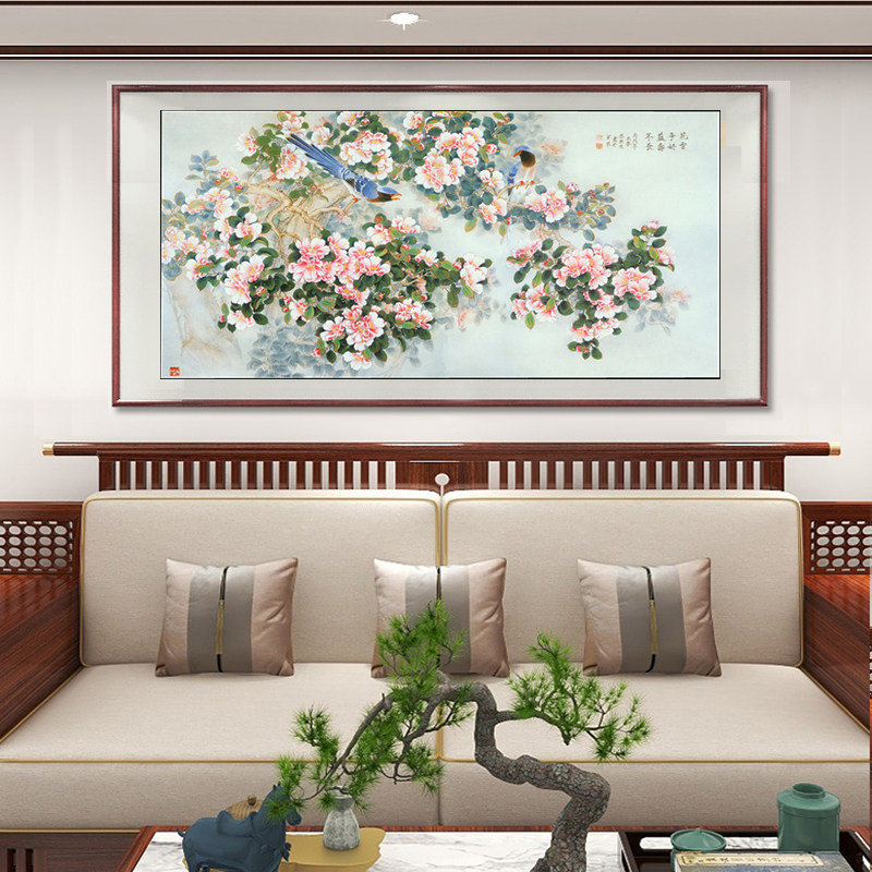 苏绣DIY套件初学 花香争妍益寿年长 花鸟 玄关客厅祝寿礼品刺绣画