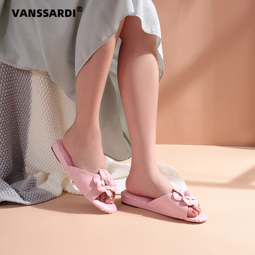 山茶花紫粉色 舒适柔软透气 防滑无声