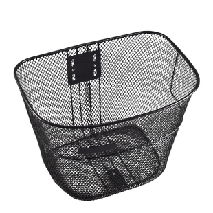 自行车网篮20/22/24/26寸单车通用车筐金属前车篮子挂篮折叠车蓝