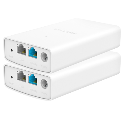 普联TP-LINK TL-E211套装 电梯监控专用无线网桥 支持12-24V电压DC输入 标准PoE供电 100米建筑 升降机