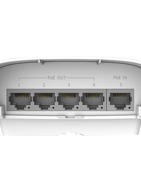 普联TP-LINK TL-SF1005P-S30 5口百兆室外PoE交换机 监控AP摄像头受电一体机  户外网线供电延长中继器