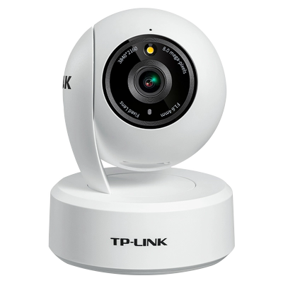 普联TP-LINK TL-IPC48AW全彩 800万全彩云台无线网络摄像机 家用wif监控 360度全景 手机远程双向语音室内