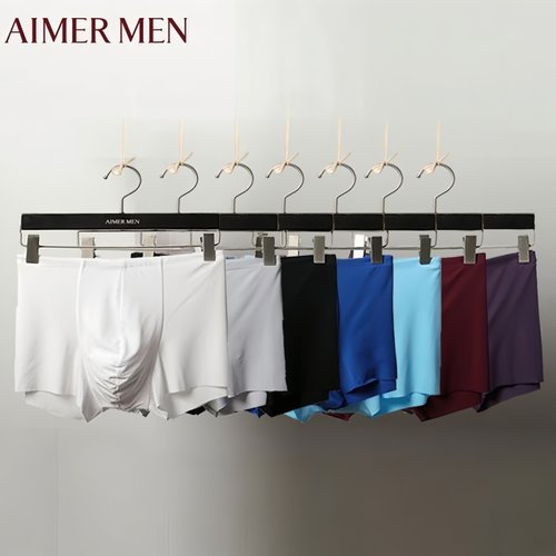 爱慕先生1号裤男士内裤商场同款无痕透气弹力四角裤平角裤NS23V81