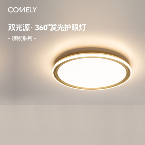 新特丽环绕侧发光轻奢吸顶灯