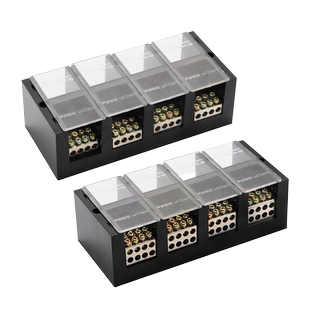 三相四线大功率快速分线盒四进八出接线器一进多出大电流端子排