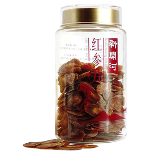 多瓶优惠】康美新开河 红参片100克瓶装 长白山人参无添加切大片