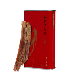 康美药业 新开河大地红参片 长白山人参整条可切 铁盒官方旗舰店