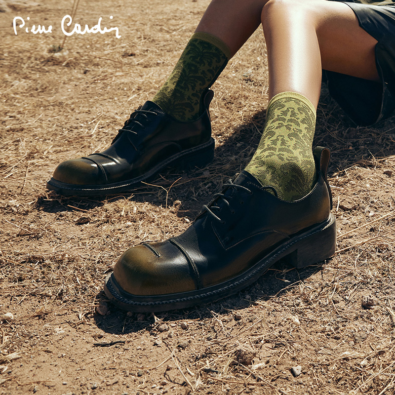 皮尔卡丹女士擦色小皮鞋