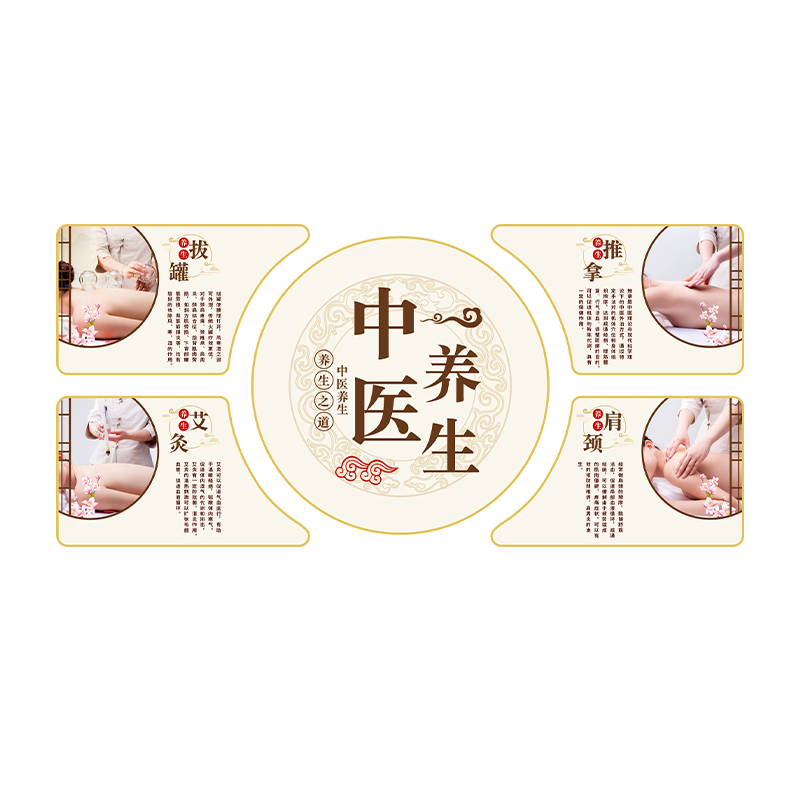 美容院装饰画头疗足疗中医理疗