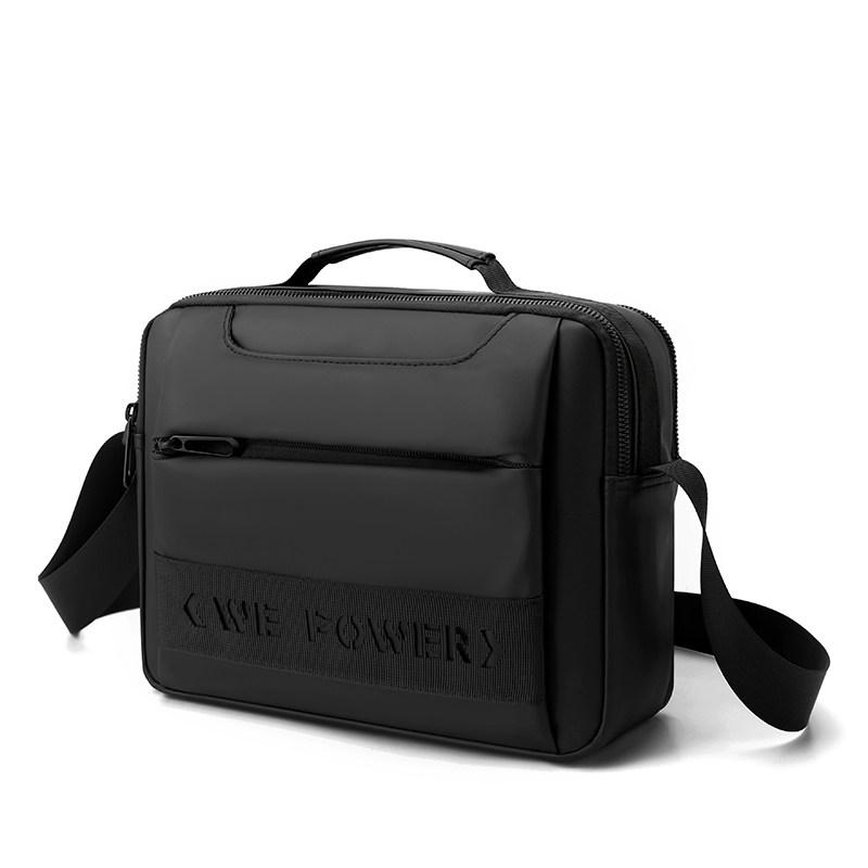 皓帅男士斜挎包简约商务休闲单肩包防水通勤黑色尼龙男包旅游轻便,箱包皮具/热销女包/男包,男士包袋,淘宝优惠券,粉丝福利购,淘宝优惠卷